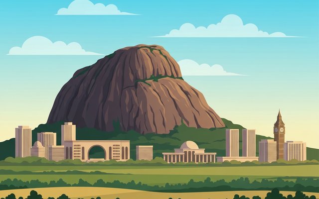 Illustration of Abuja, Nigeria