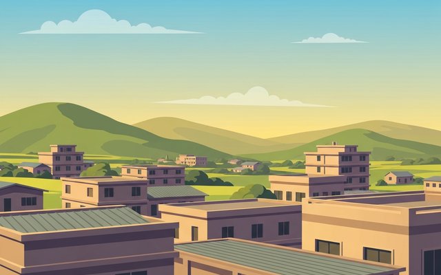 Illustration of Antananarivo, Madagascar