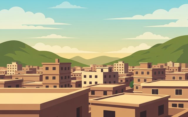 Illustration of Asmara, Eritrea