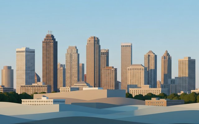 Illustration of Atlanta, GA