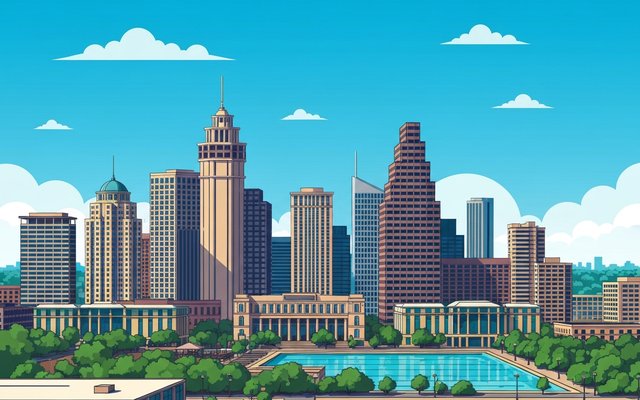 Illustration of Austin, TX