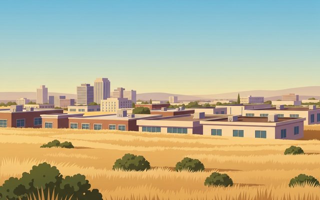 Illustration of Bakersfield, CA