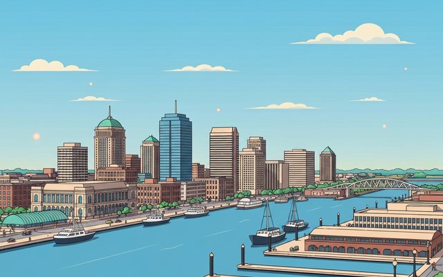Illustration of Baltimore, MD