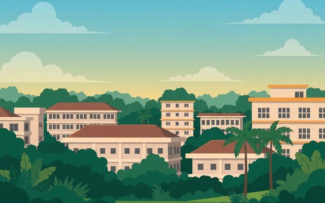 Illustration of Bandar Seri Begawan, Brunei