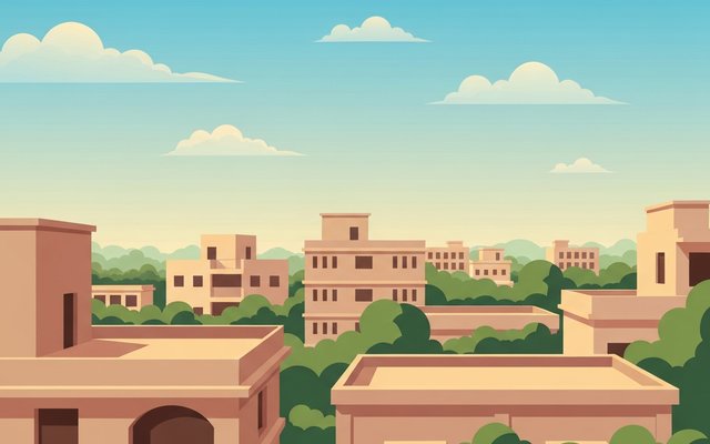 Illustration of Bangalore, India