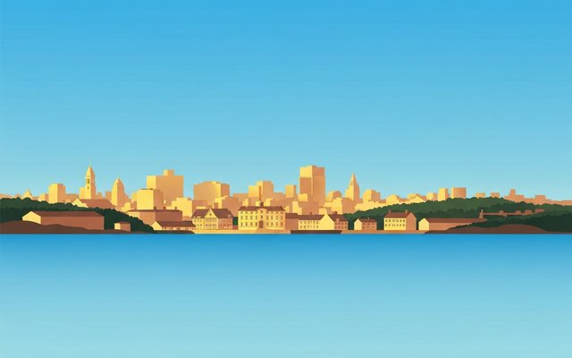 Illustration of Bar Harbor, ME