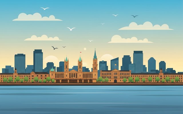 Illustration of Belfast, United Kingdom
