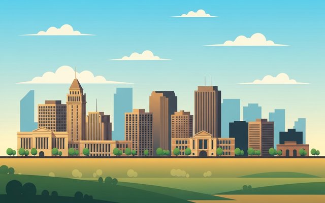 Illustration of Bismarck, ND