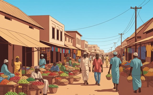 Illustration of Bissau, Guinea-Bissau