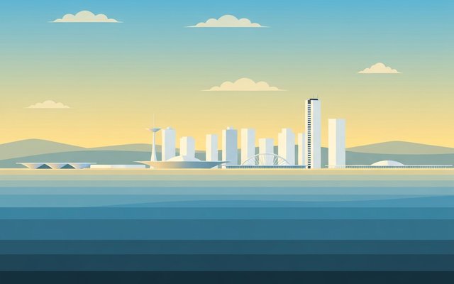 Illustration of Brasilia, Brazil