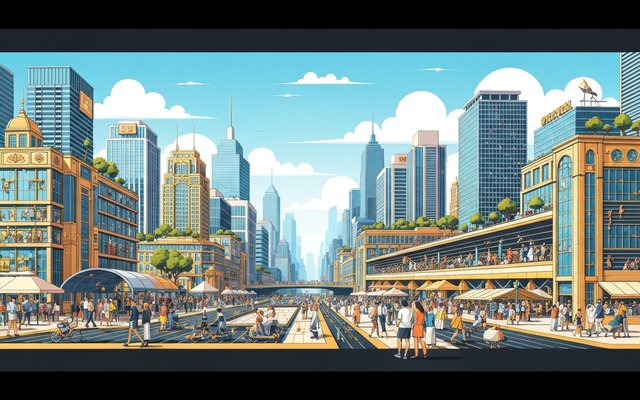 Illustration of Brussels, Belgium