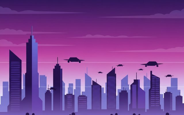 Illustration of Bucharest, Romania