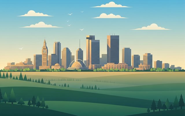 Illustration of Calgary, Canada