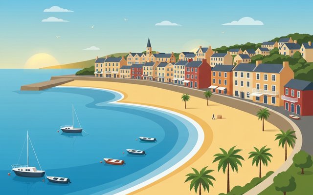 Illustration of Cartagena, Colombia