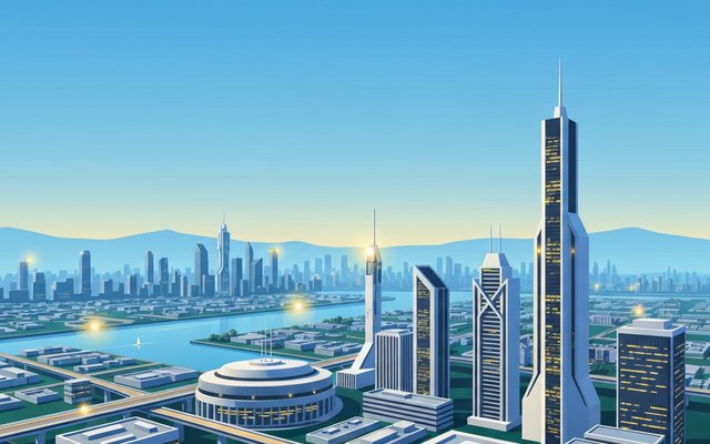 Illustration of Cebu City, Philippines