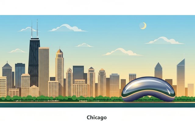 Illustration of Chicago, IL