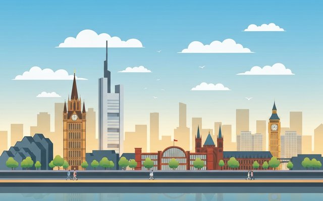 Illustration of Cologne, Germany