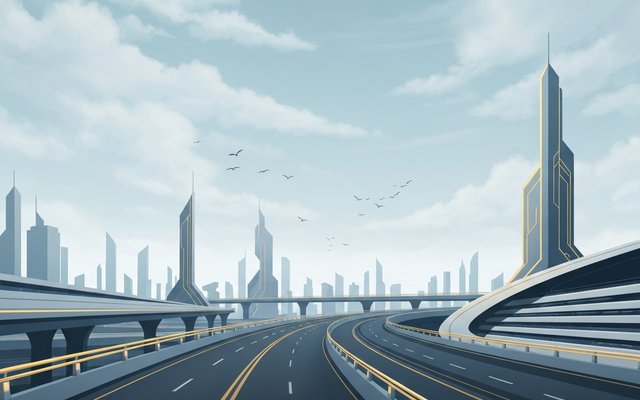 Illustration of Detroit, MI
