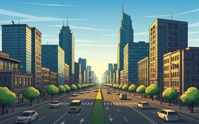 Illustration of Edmonton, Canada