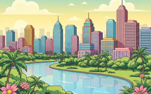 Illustration of Fresno, CA