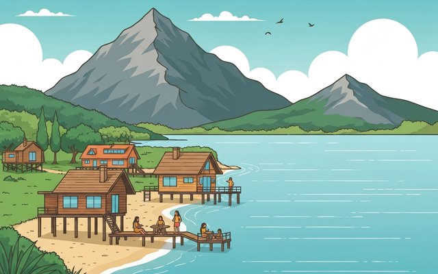 Illustration of Geneva, Switzerland