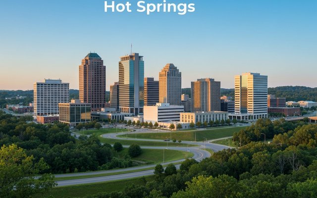 Illustration of Hot Springs, AR