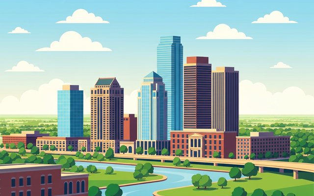 Illustration of Irving, TX