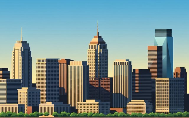 Illustration of Jersey City, NJ