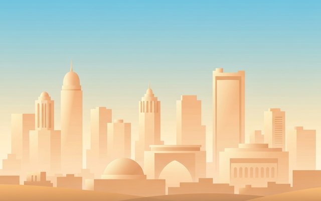 Illustration of Khartoum, Sudan