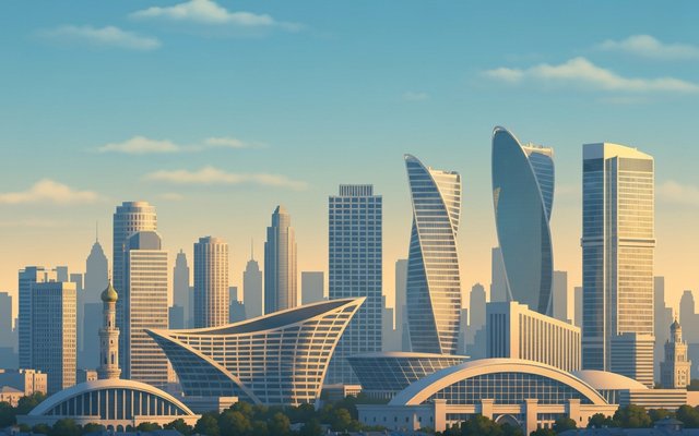 Illustration of Kyiv, Ukraine