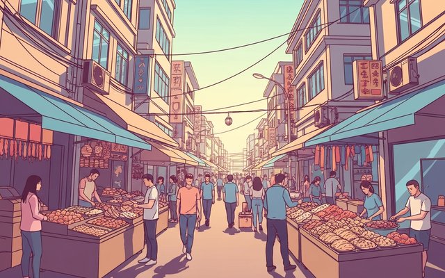 Illustration of Kyoto, Japan