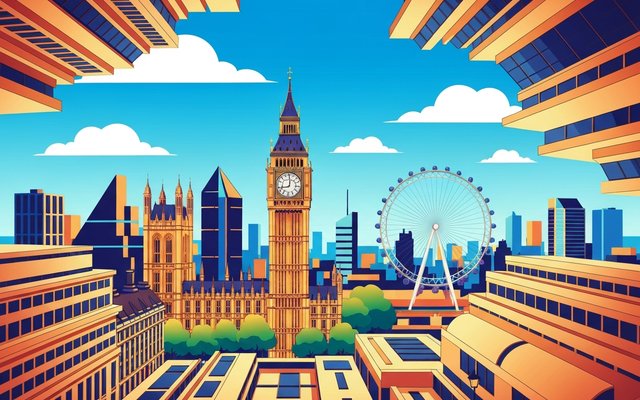 Illustration of London, United Kingdom
