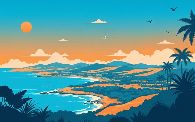 Illustration of Luanda, Angola