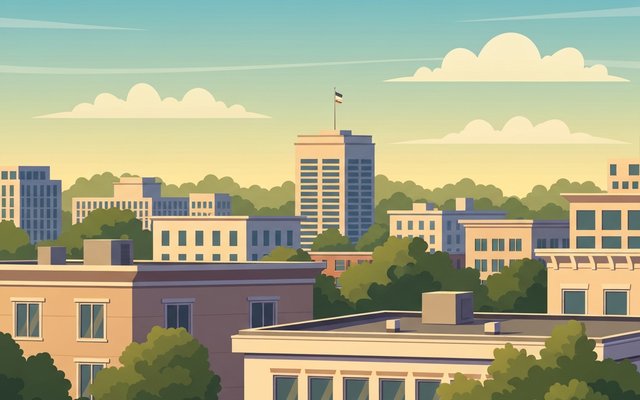 Illustration of Madison, WI