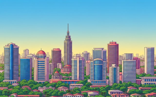 Illustration of Managua, Nicaragua