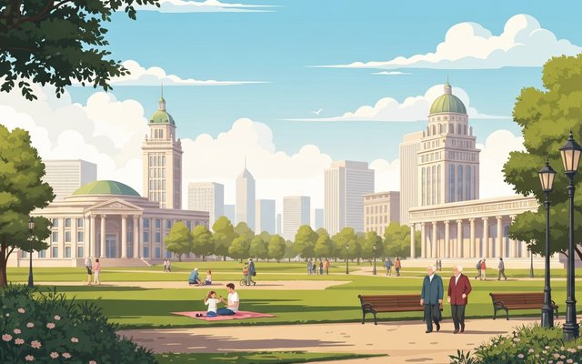 Illustration of Milwaukee, WI