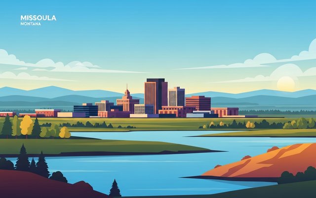 Illustration of Missoula, MT