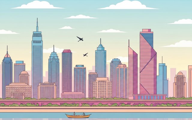 Illustration of Mumbai, India