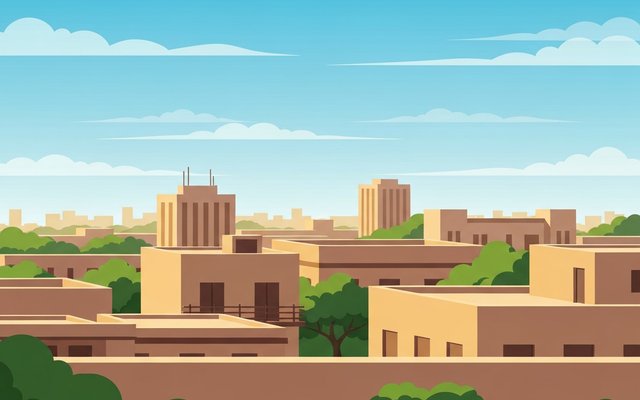 Illustration of N'Djamena, Chad