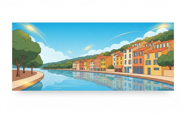 Illustration of Nice, France