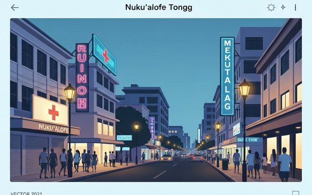 Illustration of Nuku'alofa, Tonga
