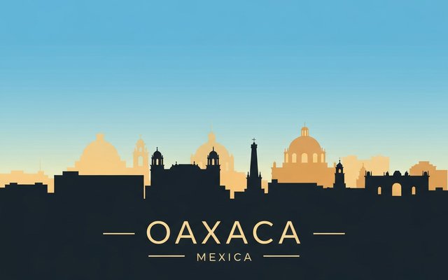 Illustration of Oaxaca, Mexico