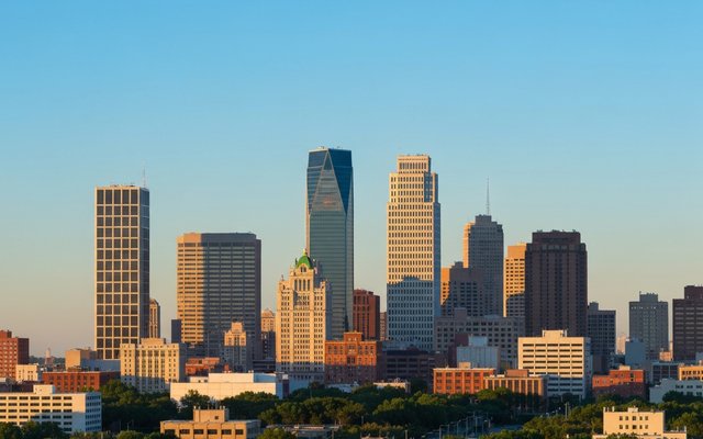 Illustration of Oklahoma City, OK
