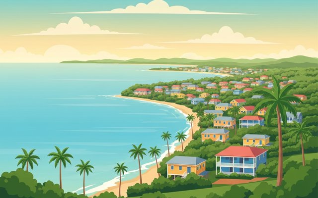 Illustration of Paramaribo, Suriname