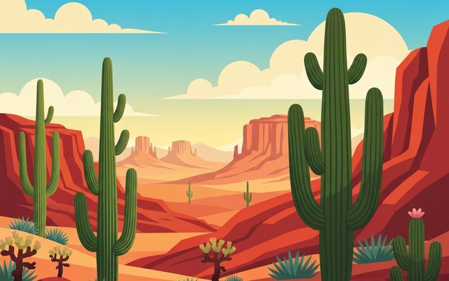 Illustration of Phoenix, AZ