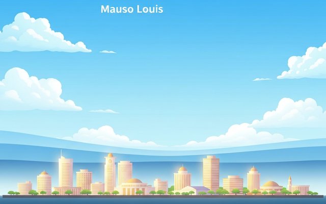 Illustration of Port Louis, Mauritius