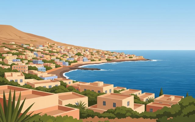 Illustration of Praia, Cape Verde