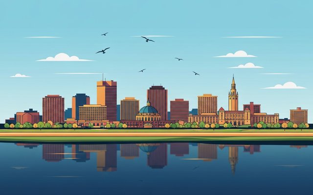 Illustration of Regina, Canada