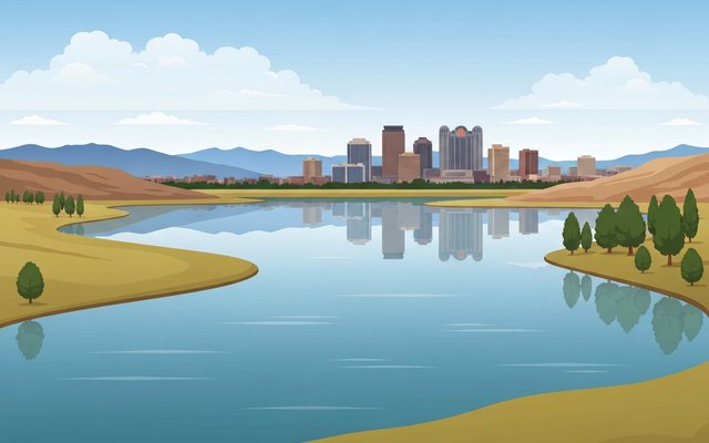 Illustration of Reno, NV