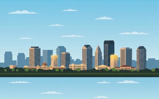 Illustration of Riverside, CA
